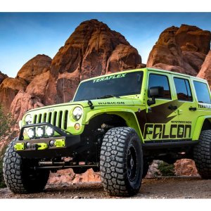 Shocks set TeraFlex Falcon Series SP2 3.1 Piggyback Lift 1,5-2,5"