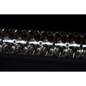 LED light bar 12" dual row white DRL spot/flood Rough Country Black Series