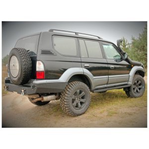 Rear steel bumper MorE 4x4 LWB