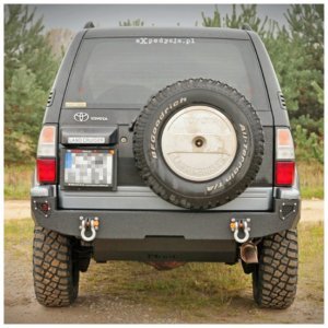 Rear steel bumper MorE 4x4 LWB