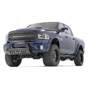 Mesh grille with 30" dual row LED light bar Black Series Rough Country