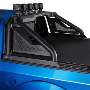 Sport bar 2.0 with power actuated retractable light mount bar Go Rhino