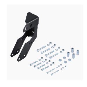 Double shear brackets for rear shocks black V2 Agile Offroad