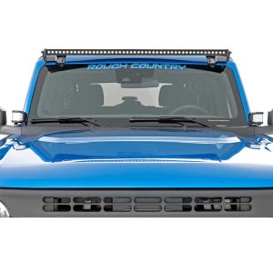 LED lights 2" square white DRL Rough Country Black Series