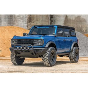 LED lights 2" square white DRL Rough Country Black Series