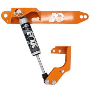 Double shear bracket for rear shocks orange V2 Agile Offroad
