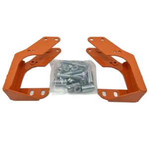 Double shear bracket for rear shocks orange V2 Agile Offroad