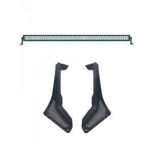 LED light bar 50 " dual row with windshield light mount bracket Go Rhino