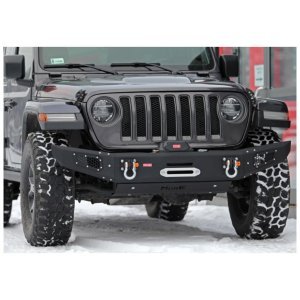 Front steel bumper with winch plate MorE 4x4