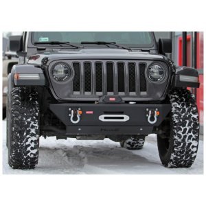 Front steel short bumper with winch plate MorE 4x4