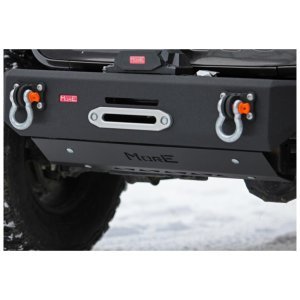Front steel short bumper with winch plate MorE 4x4