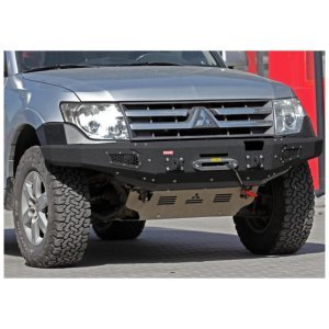 Front steel bumper with winch plate MorE 4x4