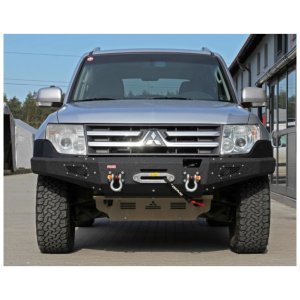 Front steel bumper with winch plate MorE 4x4