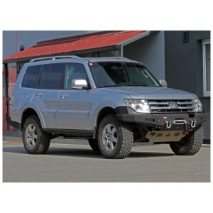 Front steel bumper with winch plate MorE 4x4