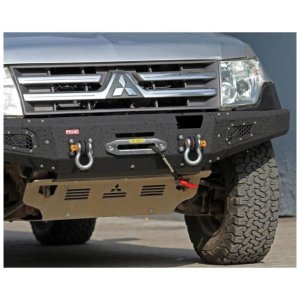 Front steel bumper with winch plate MorE 4x4