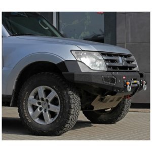 Front steel bumper with winch plate MorE 4x4