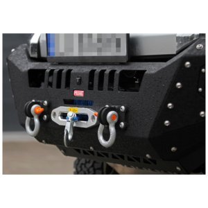 Front steel bumper with winch plate MorE 4x4