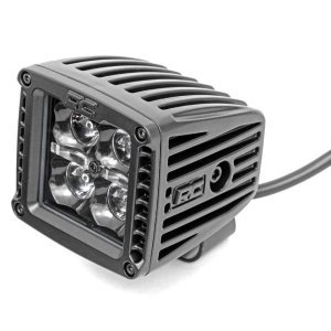 Lower windshield LED 2" kit White DRL Rough Country Black Series