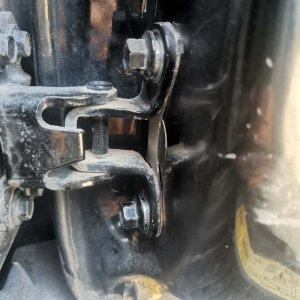 Door hinge shims fix for sagged doors Bison Gear