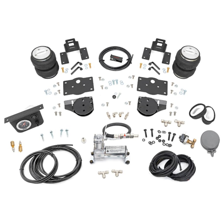 Rear air spring kit /w compressor Rough Country Lift 6"
