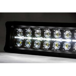 LED light bar 30" dual row curved white DRL spot/flood Rough Country Black Series