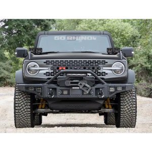 Front full bumper with bull bar Go Rhino Rockline