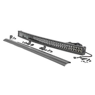 LED light bar 40" dual row curved white DRL spot/flood Rough Country Black Series