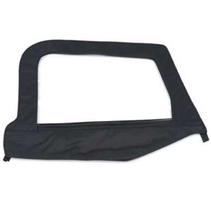 Door skin with frame and window Black Denim driver side Smittybilt