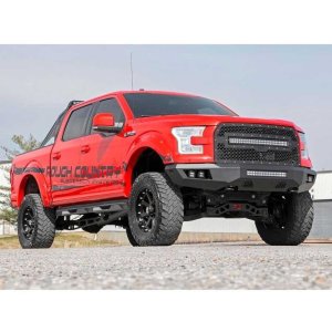 Front steel bumper with LED lights Rough Country 15-17