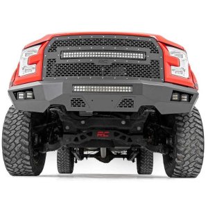 Front steel bumper with LED lights Rough Country 15-17