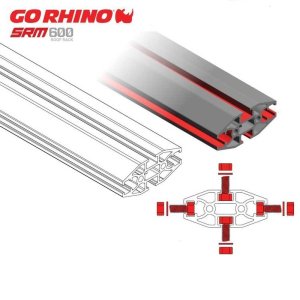 Roof rack tubular basket-style Go Rhino SRM600 75"
