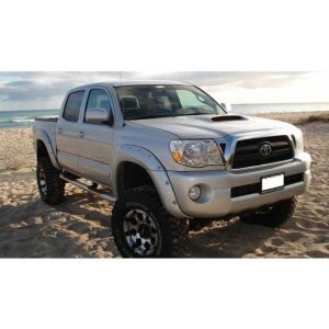 Front and rear fender flares Husky Liners Pocket Style long bed