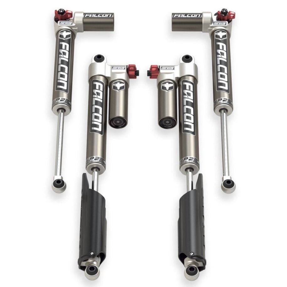 Shocks set TeraFlex Falcon Series SP2 3.3 Fast Adjust Piggyback Lift 3,5-4,5"