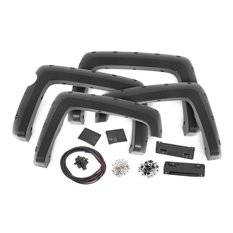 Front and rear fender flares Rough Country Pocket