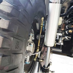 Front adjustable sway bar end links Clayton Lift 0-6"