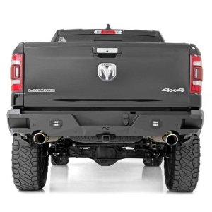 Rear steel bumper with LED lights Rough Country