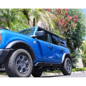 Frame mounted steel sliders Go Rhino