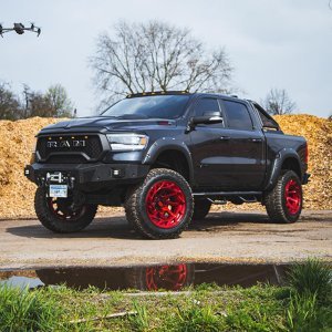 Front and rear fender flares Husky Liners Pocket Style Rebel