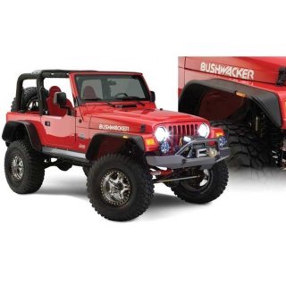 Front and rear fender flares RealTruck Bushwacker Flat Style