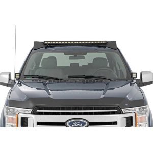 Roof rack system with front and rear LED light bar 40" Rough Country