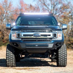 Roof rack system with front and rear LED light bar 40" Rough Country