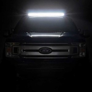 Roof rack system with front and rear LED light bar 40" Rough Country