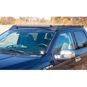 Roof rack system with front and rear LED light bar 40" Rough Country