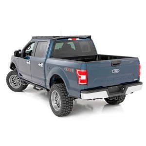 Roof rack system with front and rear LED light bar 40" Rough Country