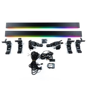 Electric side steps with LED OFD GEN2