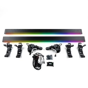 Electric side steps with LED OFD GEN2