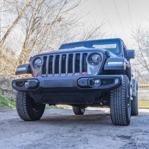 Front plastic bumper OFD with sensor holes