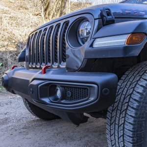 Front plastic bumper OFD with sensor holes