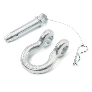 Quick disconnect D-ring silver Smittybilt 3/4"