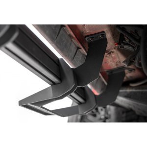 Side steps adjustable aluminum Rough Country SRL2 Crew Cab